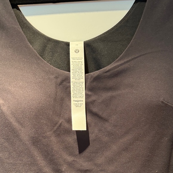 NWT lululemon Black Tennis Dress - Picture 2 of 6